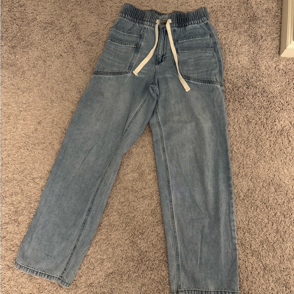 Kensie Light Blue Flare & Wide Leg Jeans